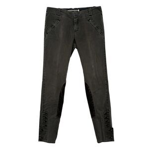 Daughters Of Liberation Riding‎ Pants Size 27 Brown Skinny Ankle Button Jodphur